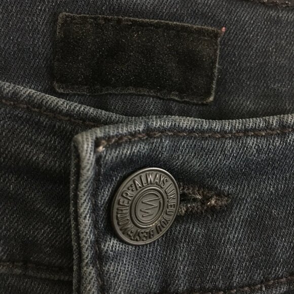 MOTHER Jean Womens 25 Stunner Zip Ankle Step Fran My Wildest Ride Dark Blue - Picture 8 of 15